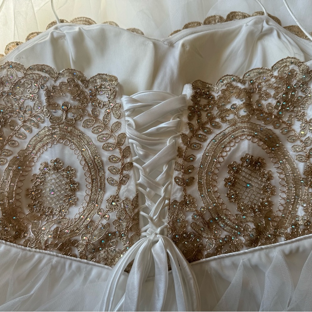 Say Yes to the Dress strapless formal dress size 11 - Picture 4 of 5